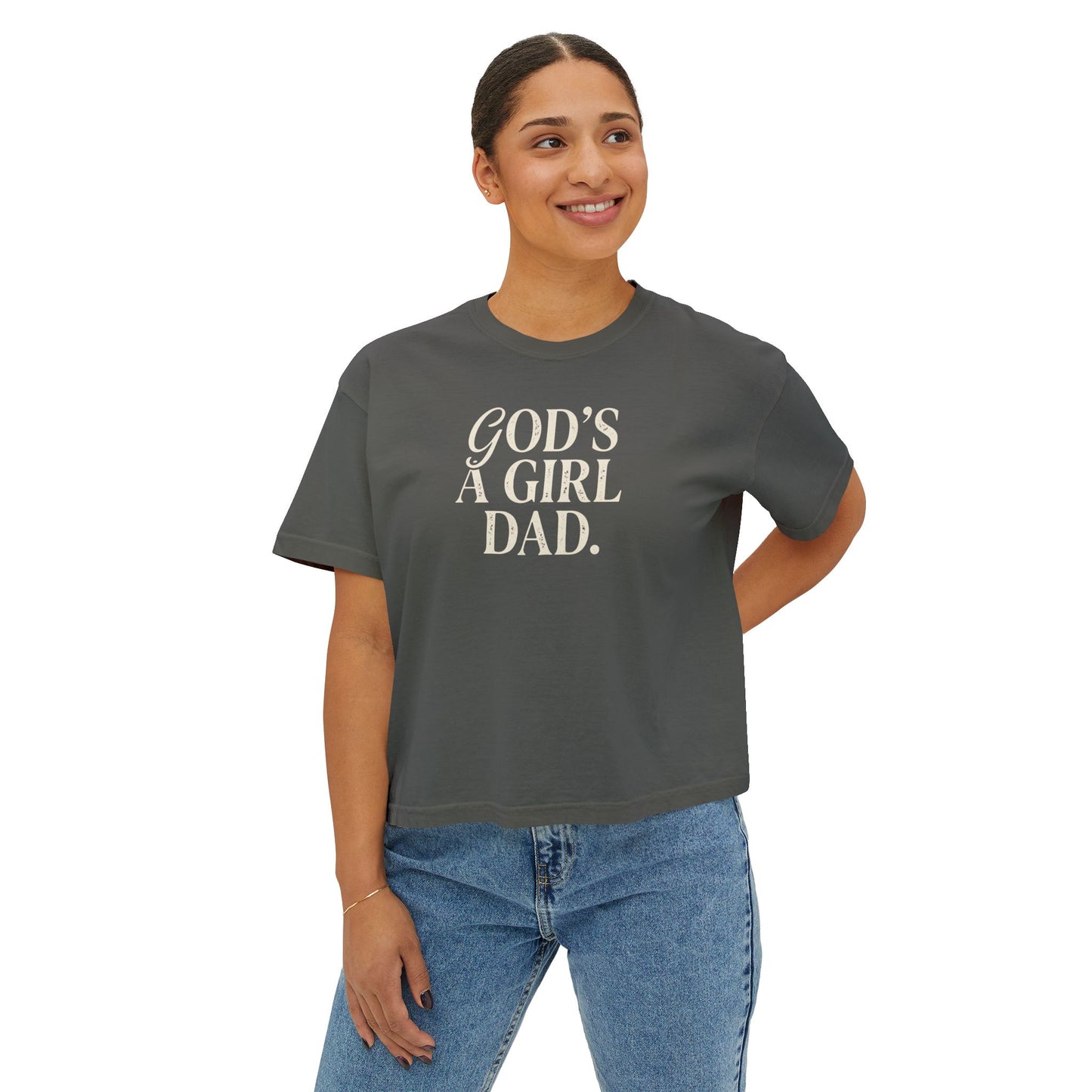 "God's A Girl Dad." Tee