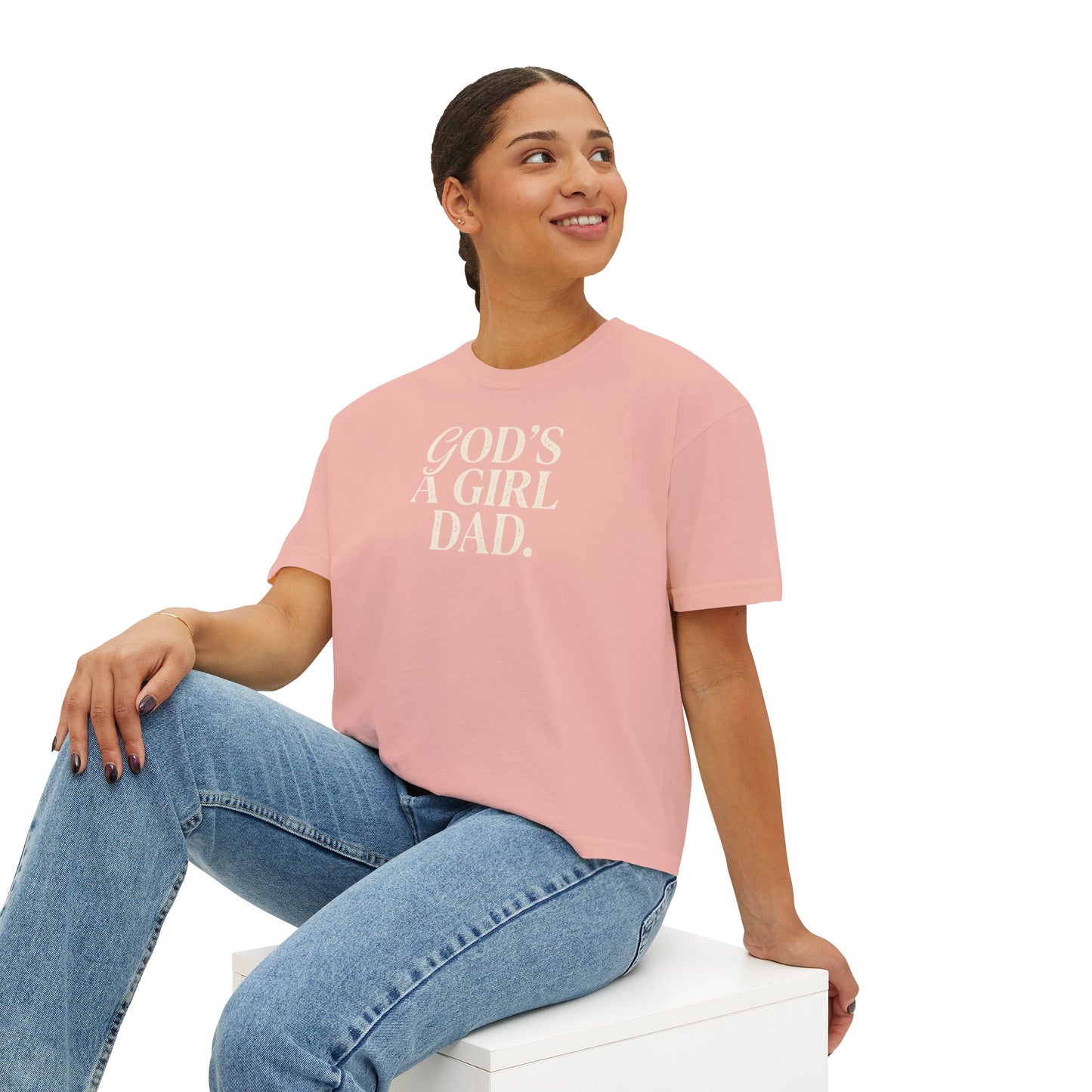 "God's A Girl Dad." Tee