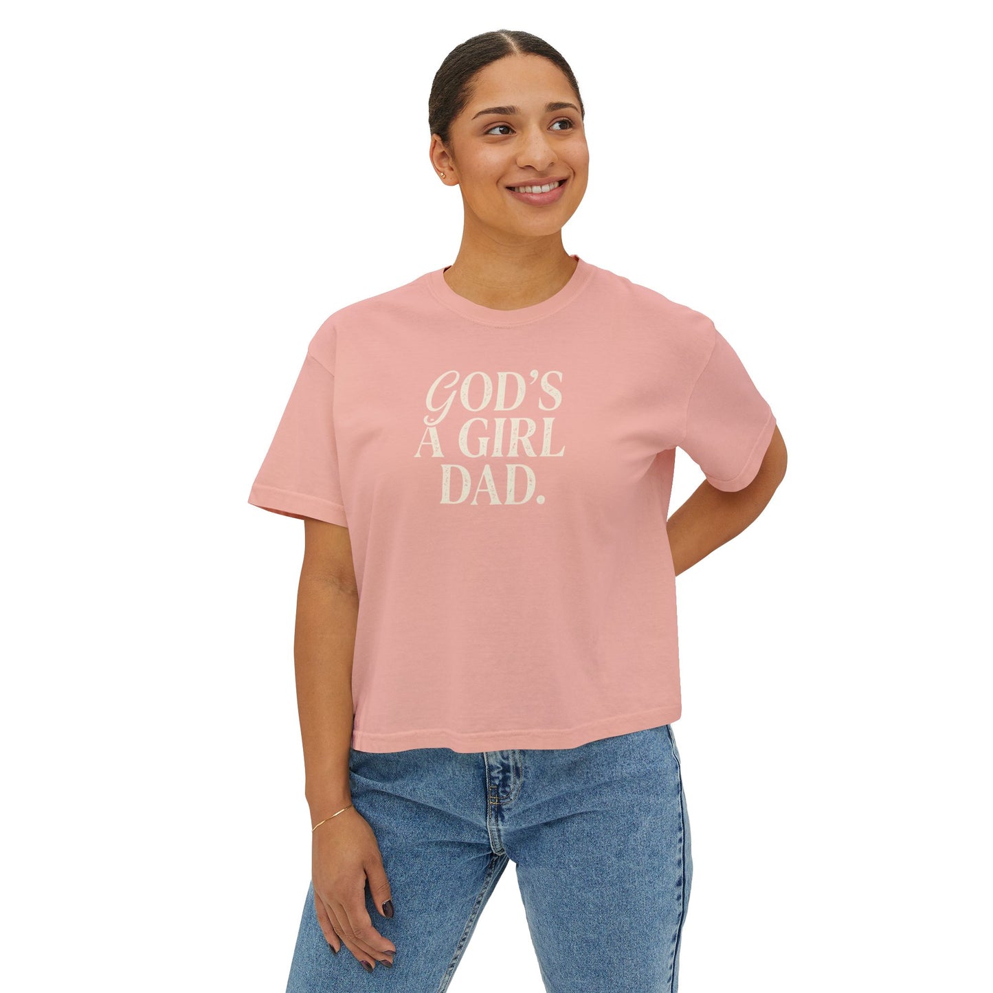 "God's A Girl Dad." Tee